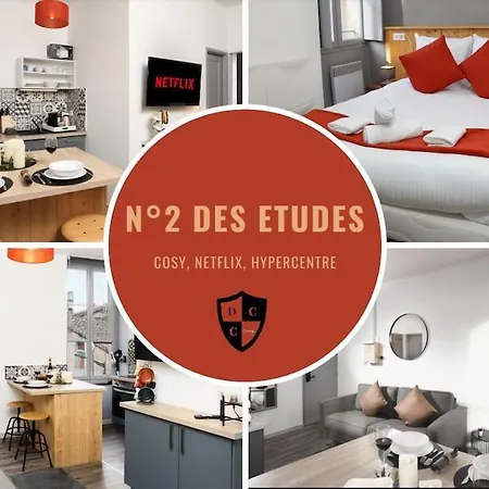 N2 Des Etudes Cosy Hypercentre Wifi Conciergeriedamecarcas * Carcassonne